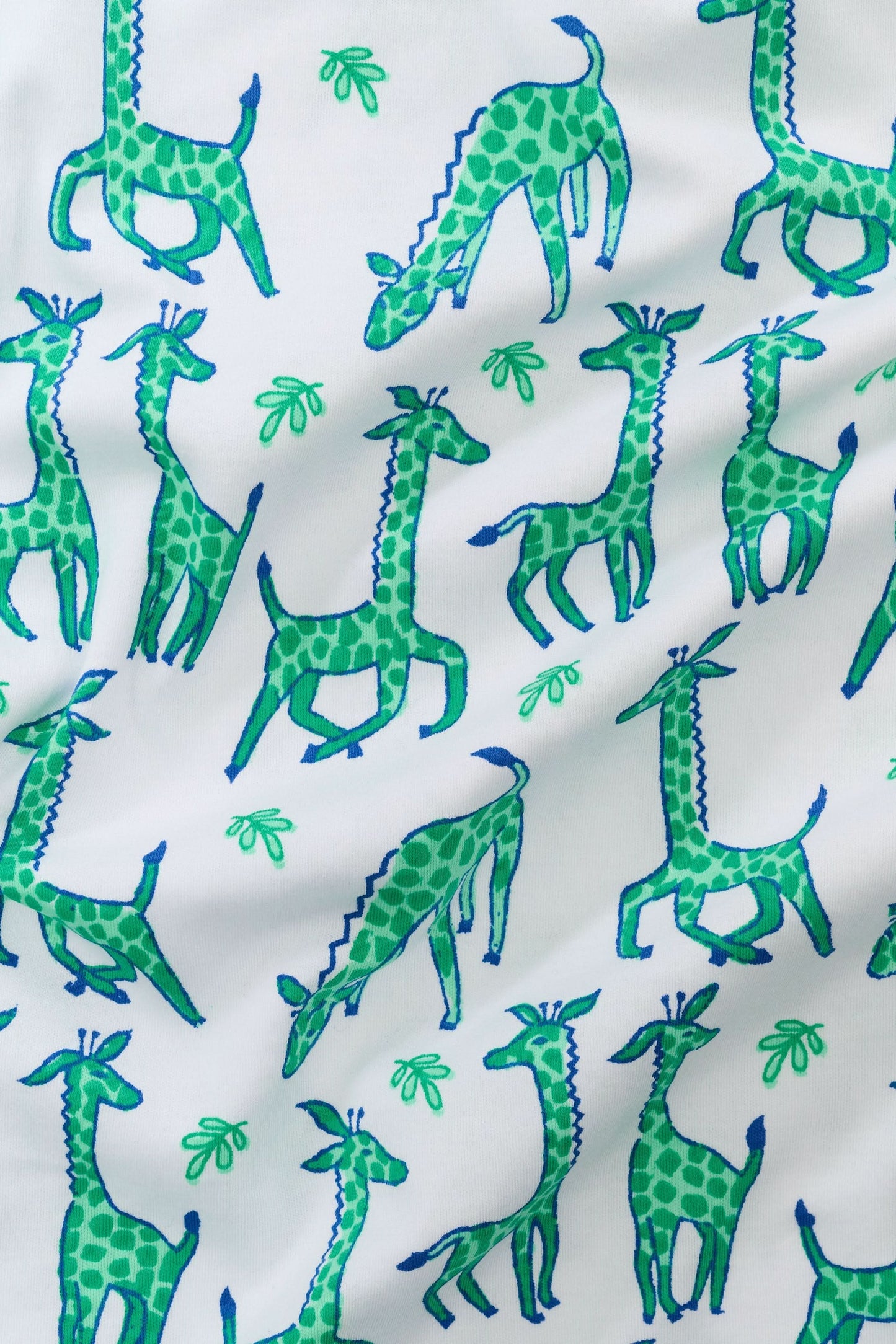 Roller Rabbit Green Infant Gigi Giraffe Zipper Footie