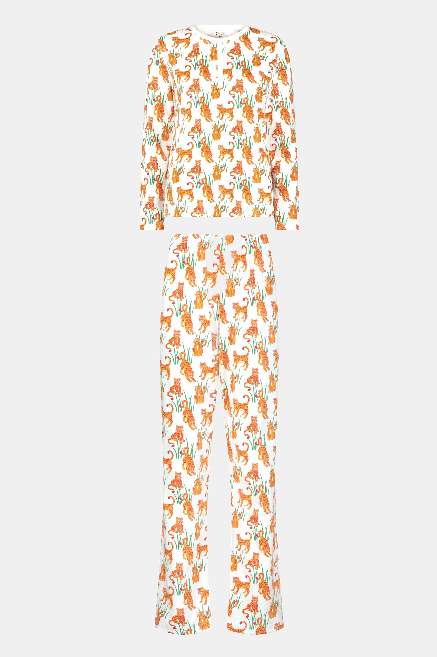 Roller Rabbit Orange Teddy Tiger Pajamas