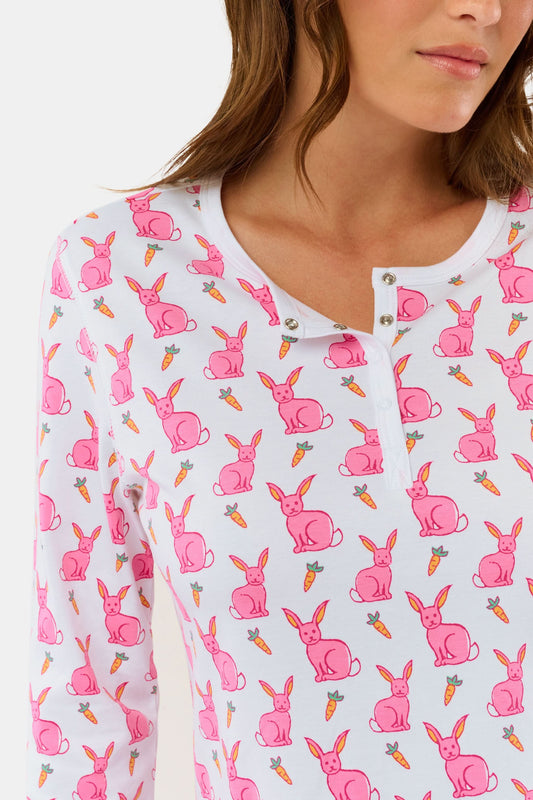 Roller Rabbit Pink Romy Rabbit Pajamas