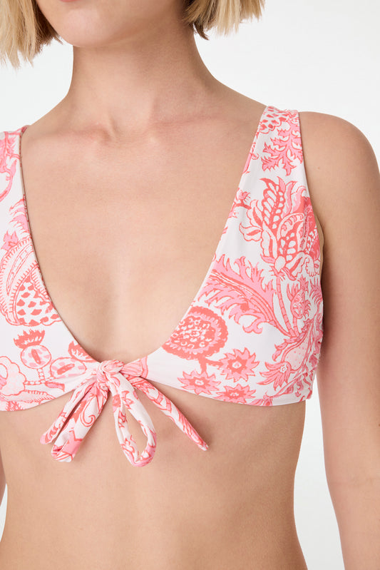 Amanda/Monkey Adella Reversible Bikini Top