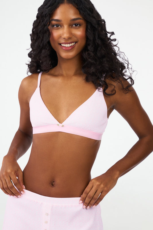 Roller Rabbit Catalina York Bralette Pink
