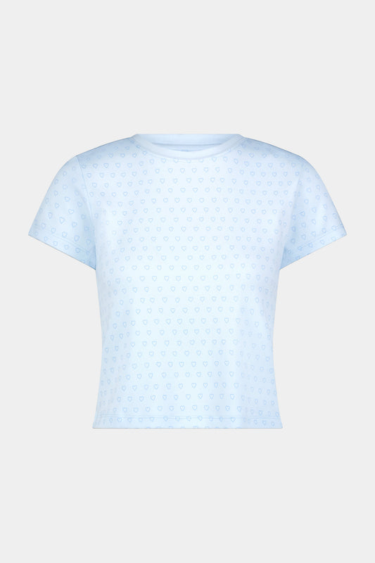 Roller Rabbit Hearts Tonal Classic Baby Tee