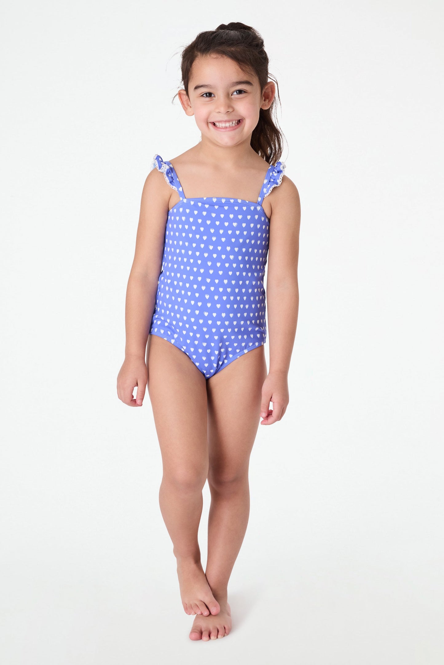 Roller Rabbit Little Kids Cobalt Hearts Ottie One Piece
