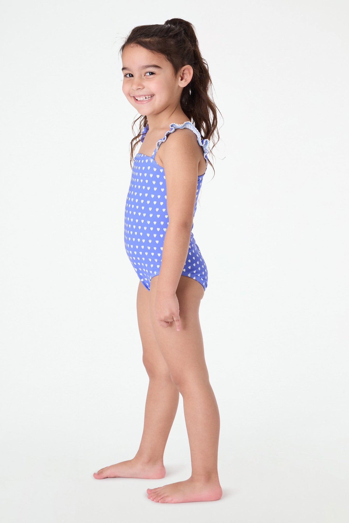 Roller Rabbit Little Kids Cobalt Hearts Ottie One Piece