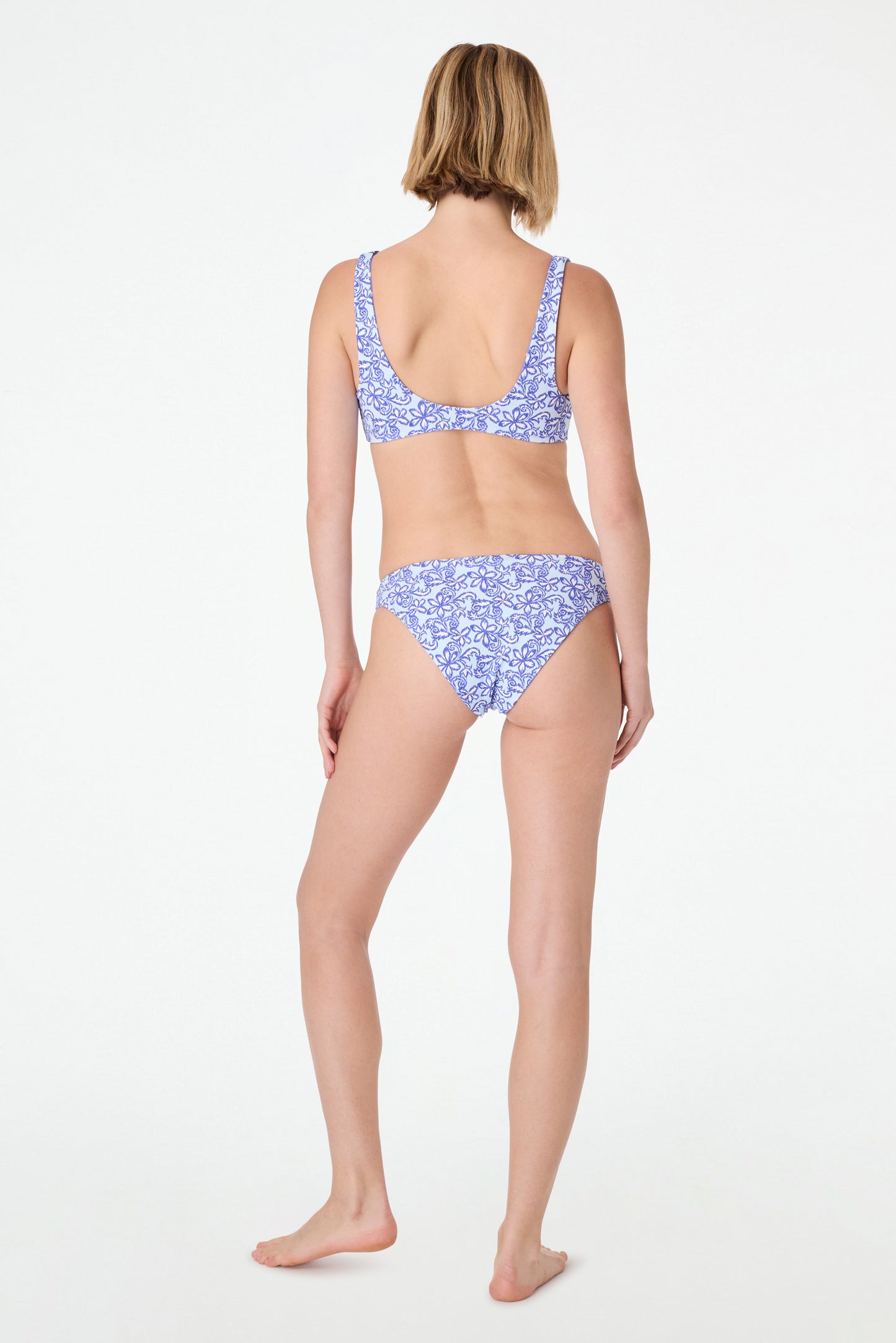 Khailani Ikat/Hearts Adella Reversible Bikini Top