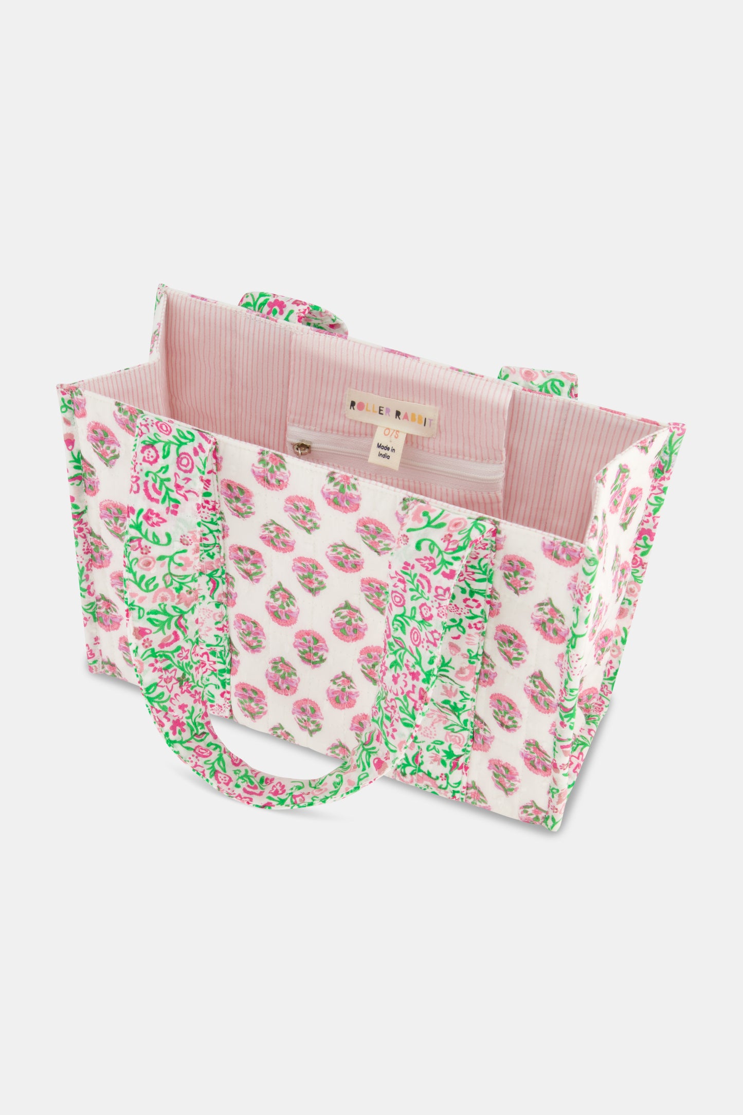 Roller Rabbit Daisy Paisley Mini Quilted Tote