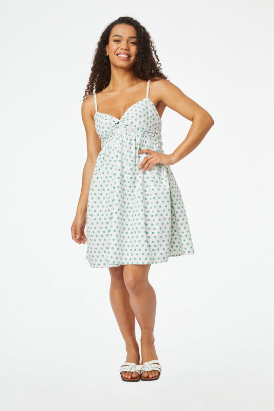 Roller Rabbit Green Sanya Dot Sofie Dress