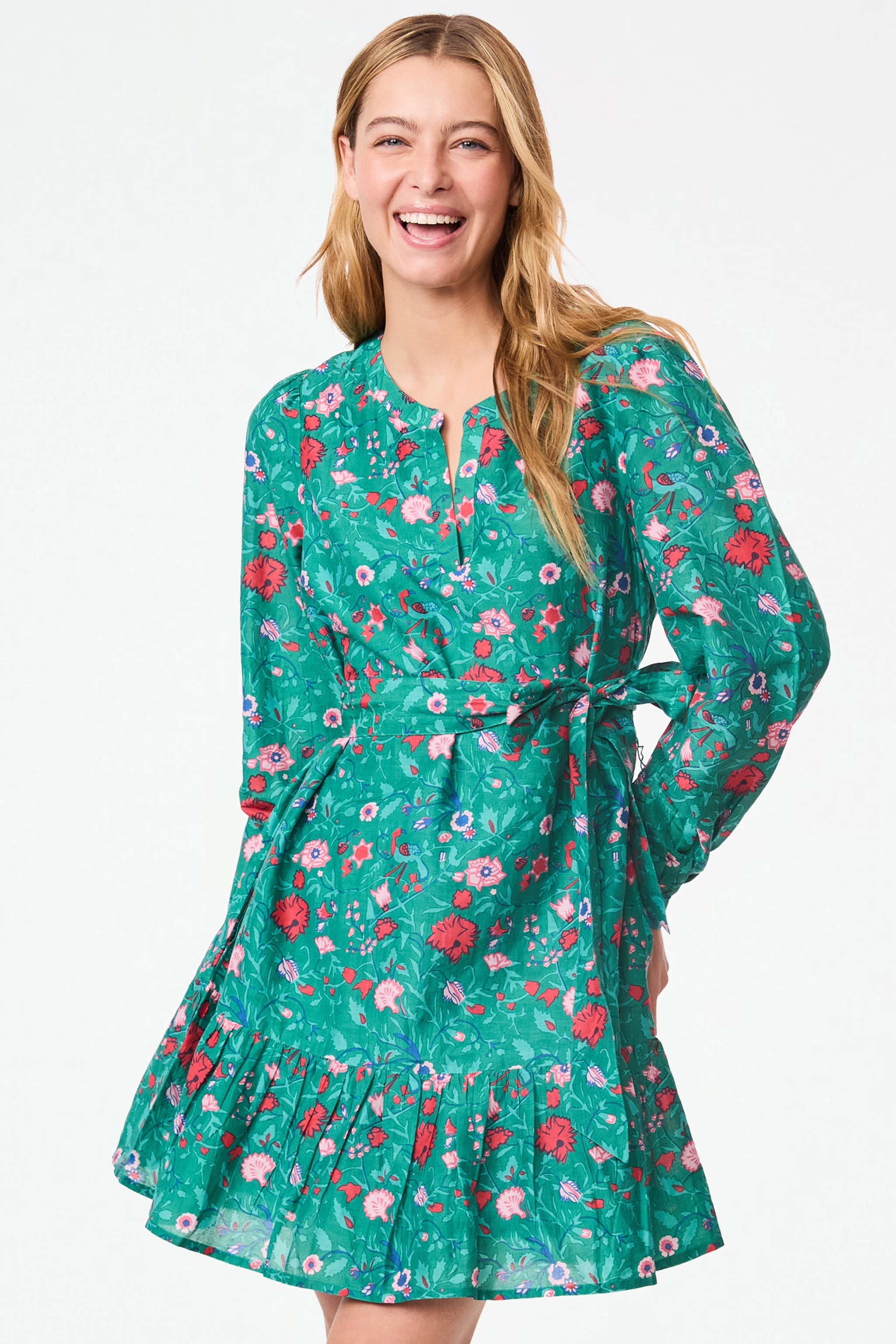 Pavone Floral Philippa Dress – Roller Rabbit Outlet