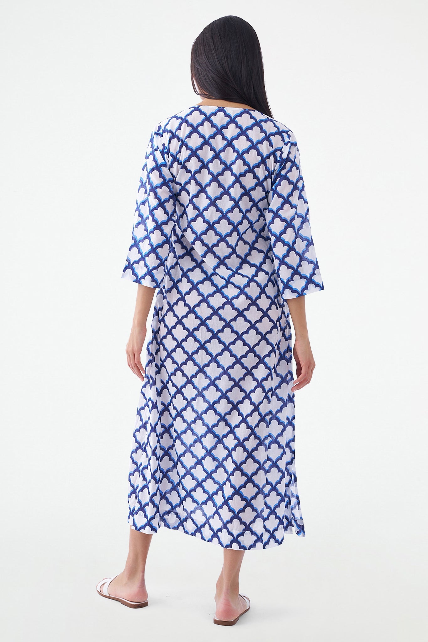 Roller Rabbit Jena Anu Long Kurta Blue