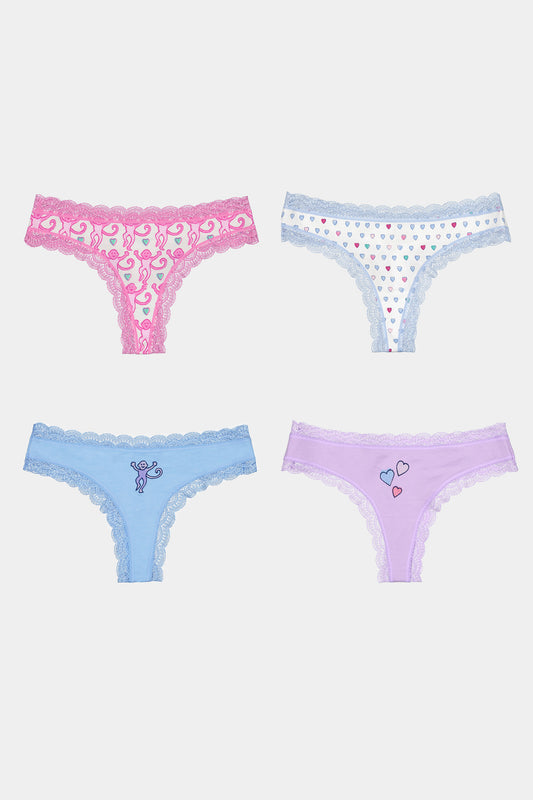 Icon Thong 4 Pack