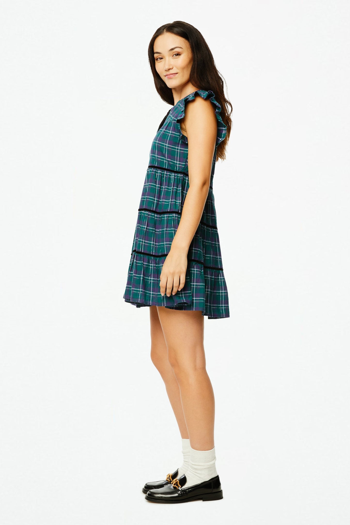 Roller Rabbit Inverness Plaid Pippa Dress