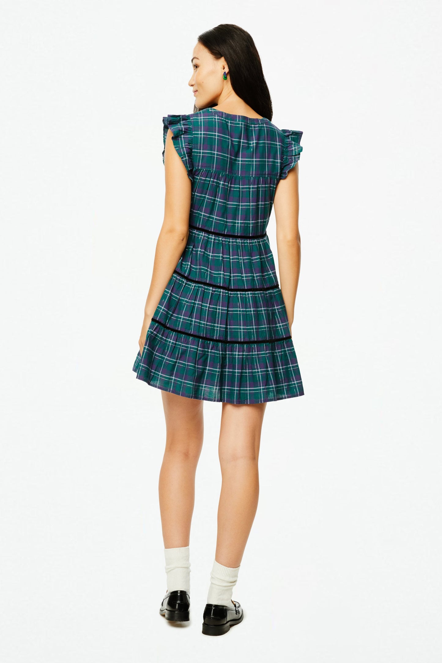 Roller Rabbit Inverness Plaid Pippa Dress