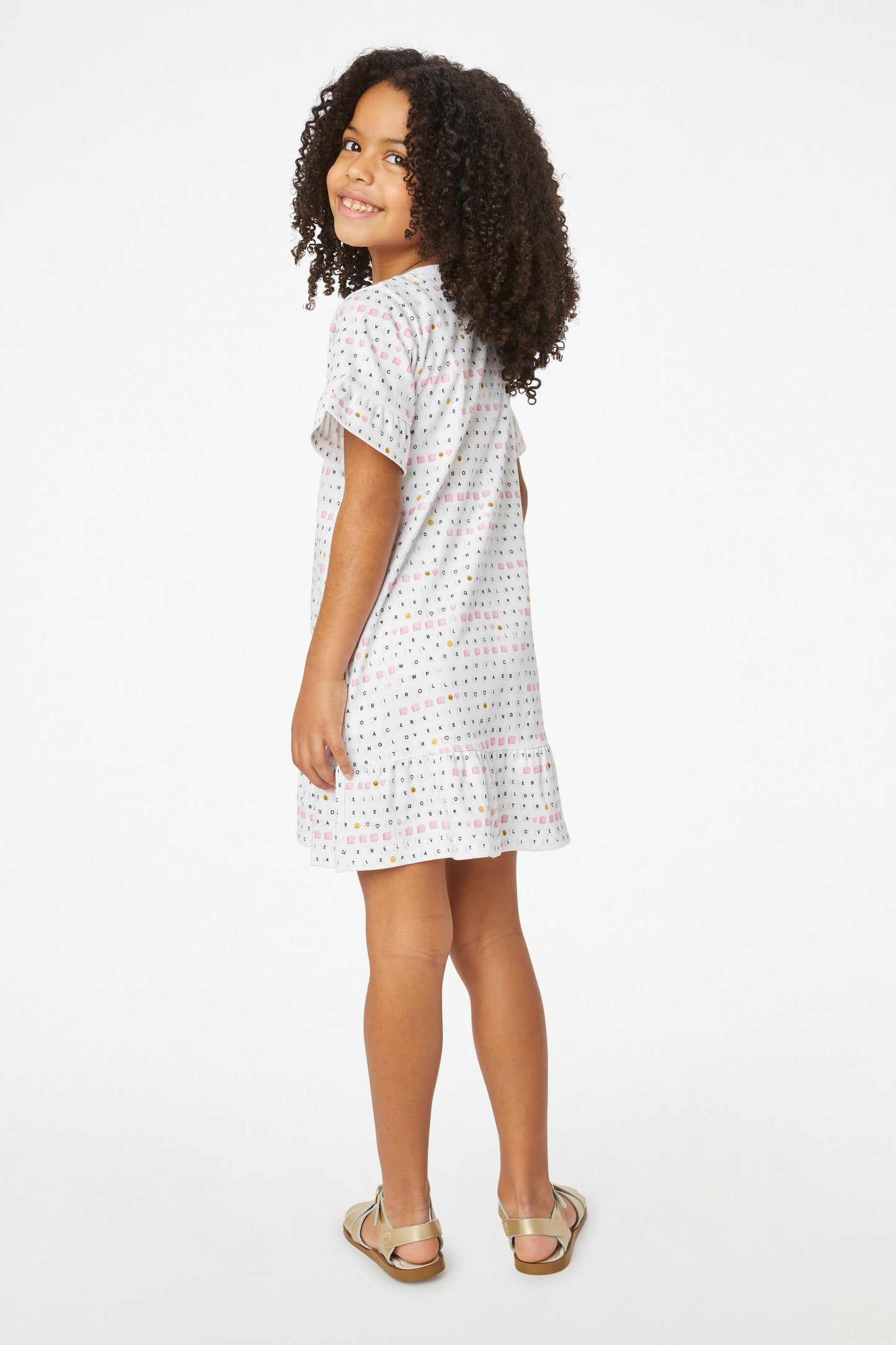 Roller Rabbit Pink Kids Love & Letters Esme Dress