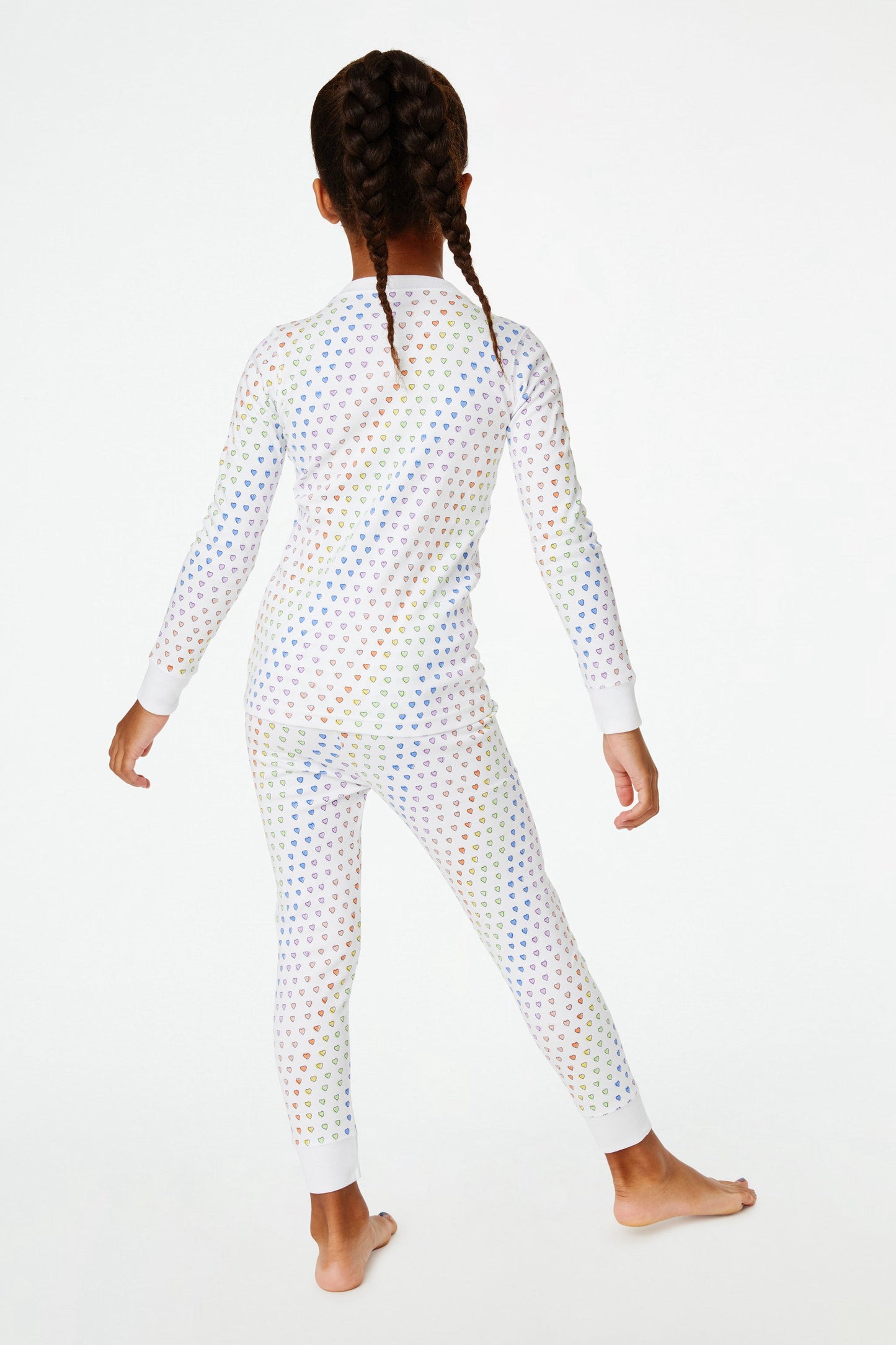 Roller Rabbit Rainbow Kids Disco Hearts Pajamas