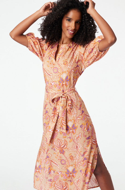 Roller Rabbit Amanda Caramel Luca Caftan