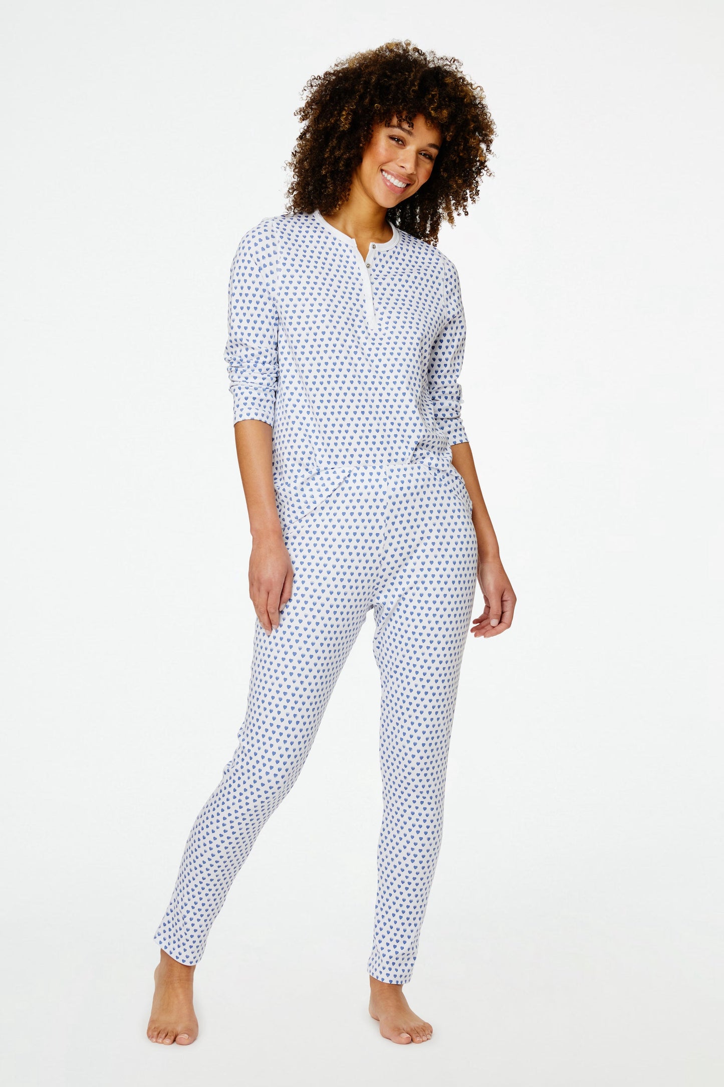 Roller Rabbit Blue Hearts Pajamas