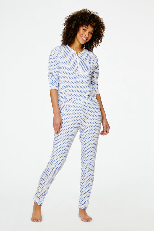 Roller Rabbit Blue Hearts Pajamas