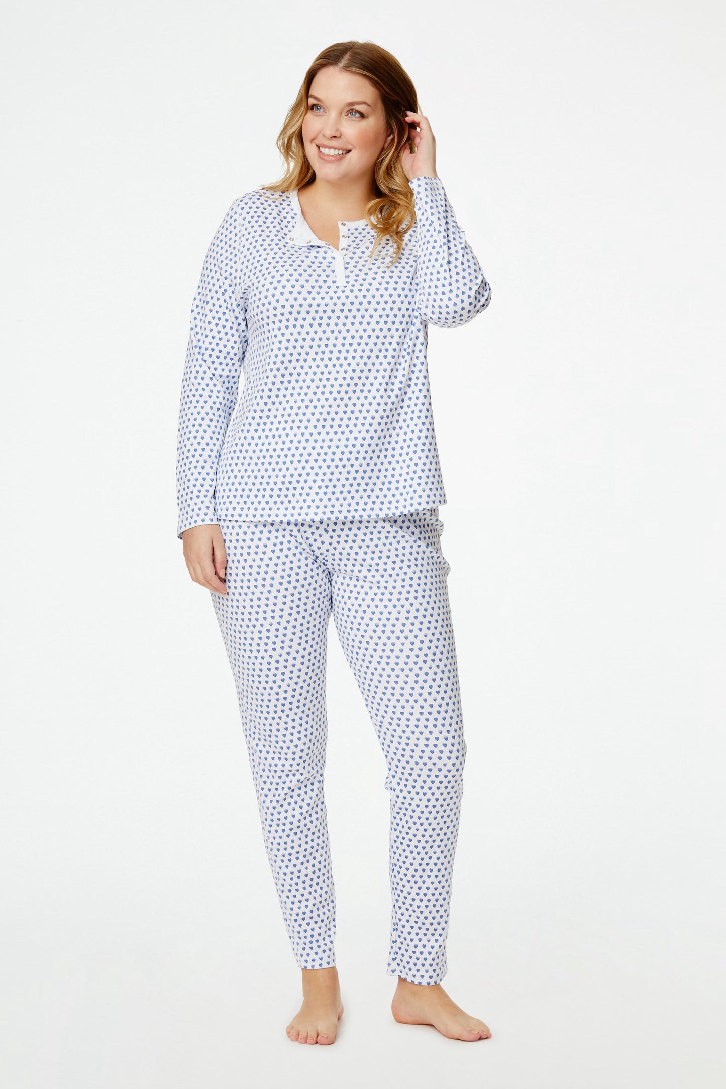 Roller Rabbit Blue Hearts Pajamas