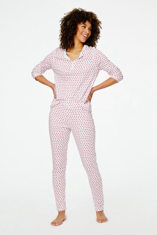 Roller Rabbit Pink Hearts Pajamas