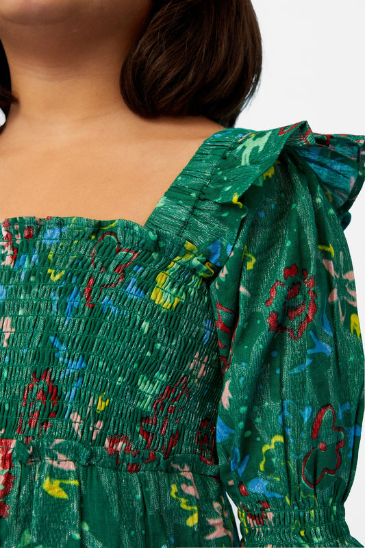 Roller Rabbit Kids Evergreen Floral Ciera Dress