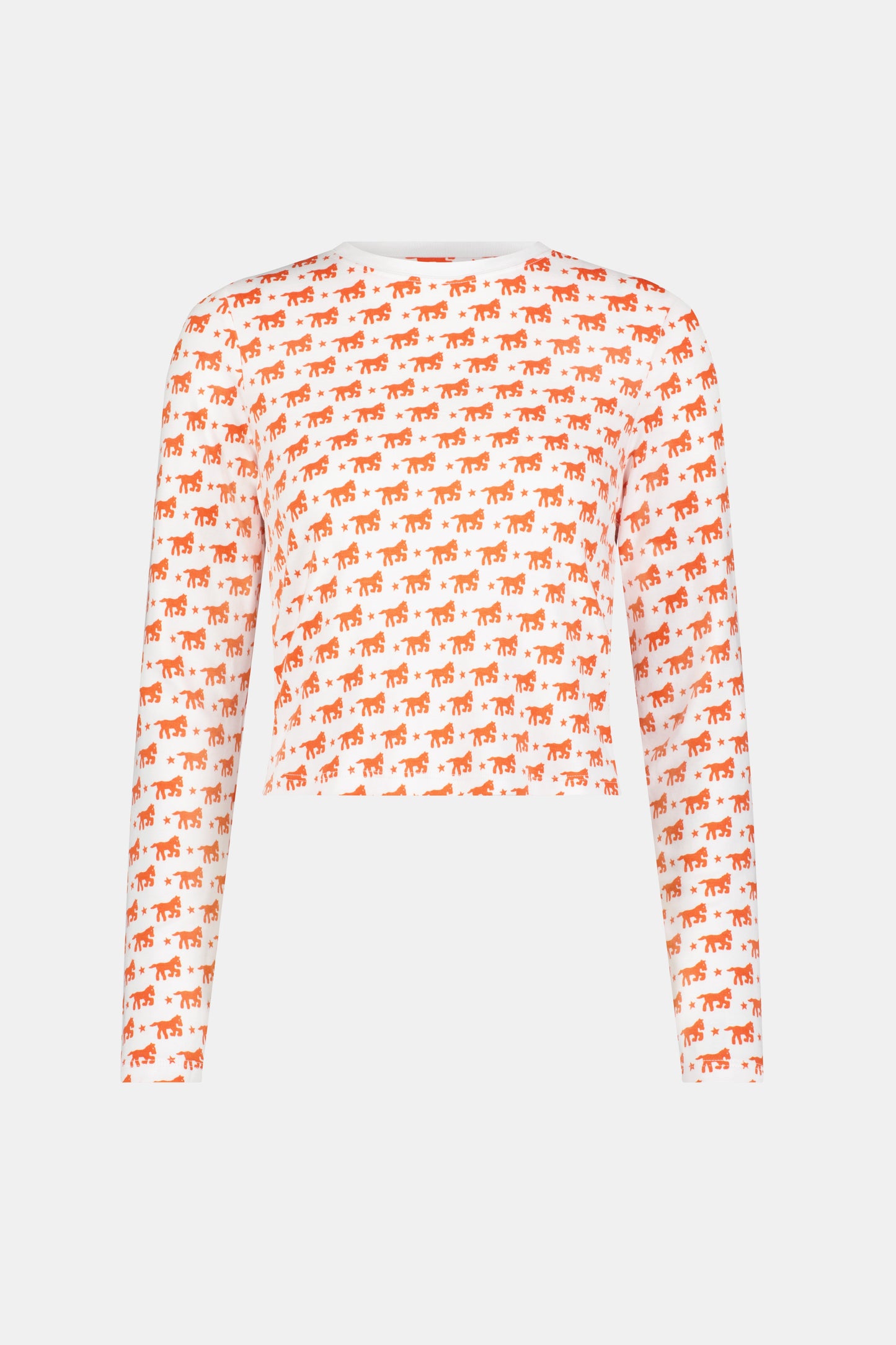 Roller Rabbit Orange Lucky Stars Long Sleeve Baby Tee