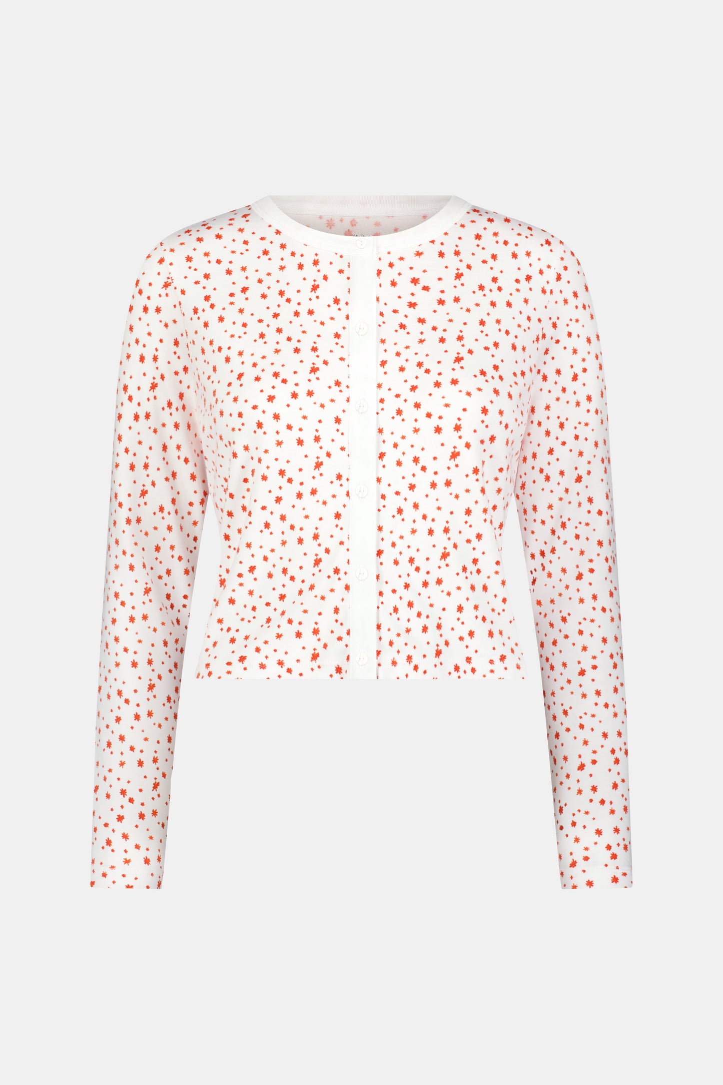 Roller Rabbit Orange Étoiles Nessa Cardigan
