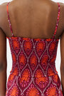 Roller Rabbit Burgundy Palm Fronds Briar Dress