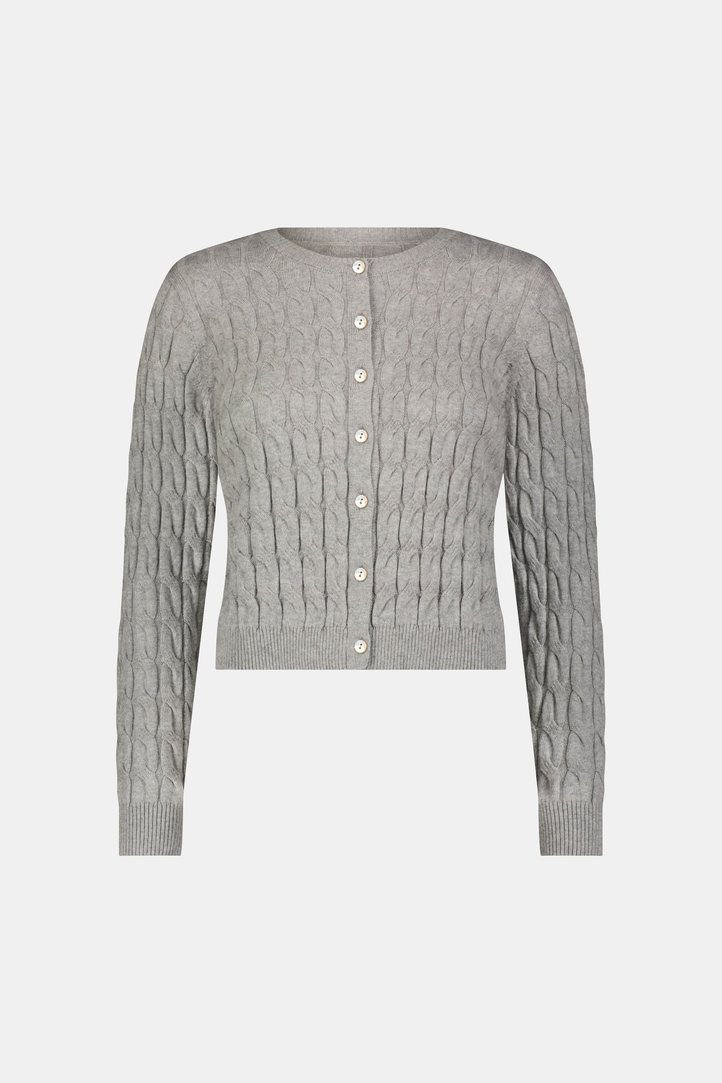 Roller Rabbit Grey Mini Cables Moxie Cardigan