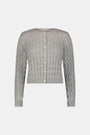 Roller Rabbit Grey Mini Cables Moxie Cardigan