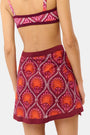 Roller Rabbit Burgundy Palm Fronds Marisol Wrap Pareo