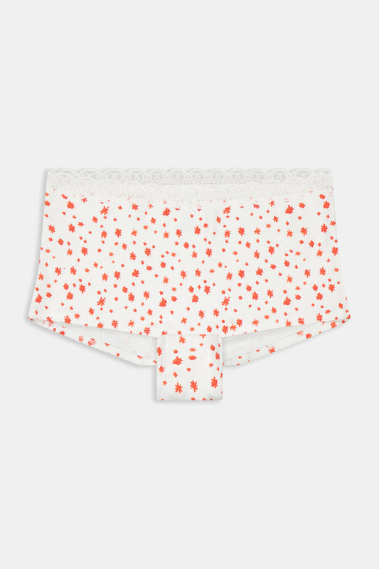 Roller Rabbit Orange Etoiles Pointelle Crosby Boyshort