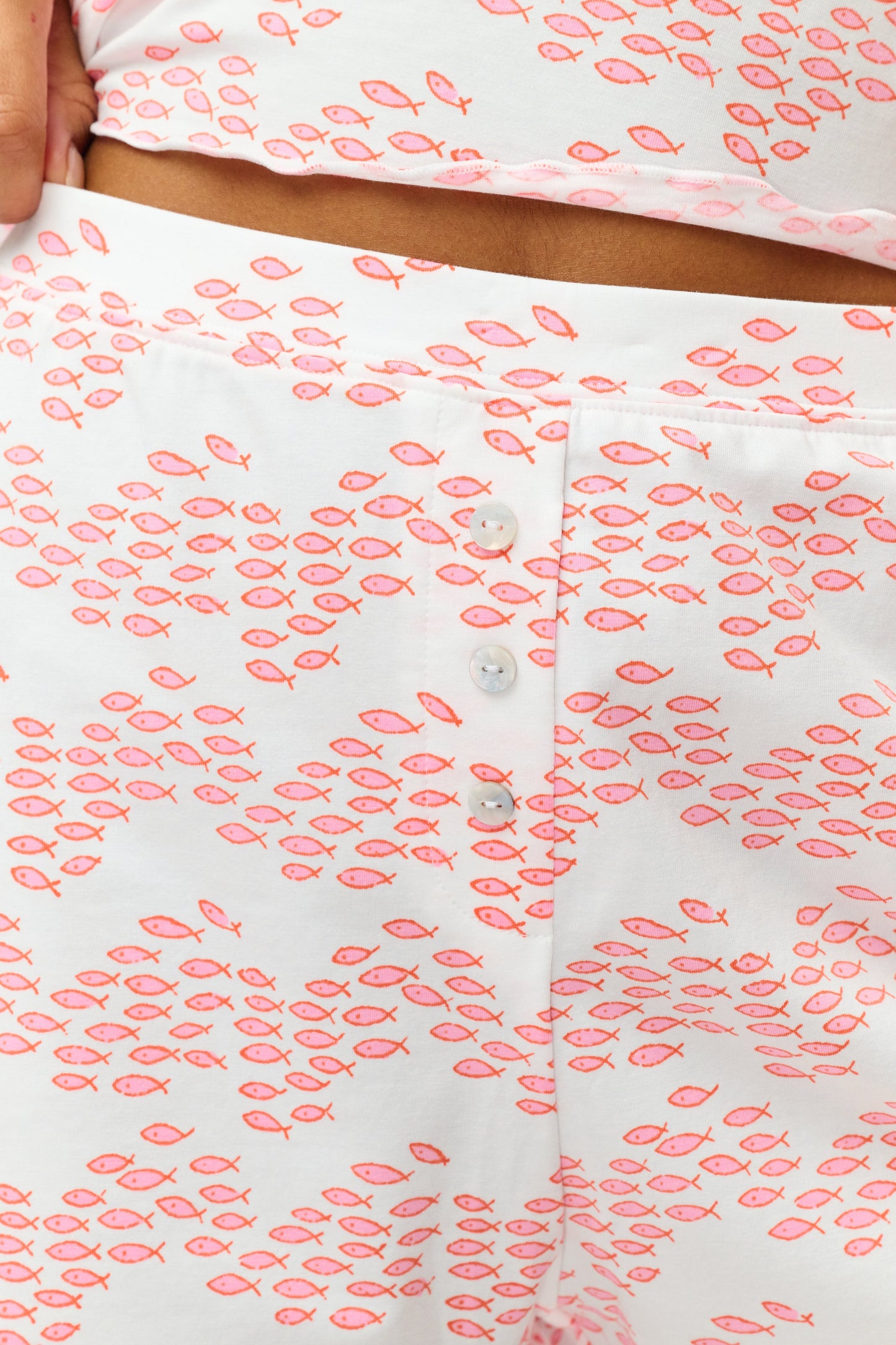 Roller Rabbit Pink Minnows Sullivan Shortie