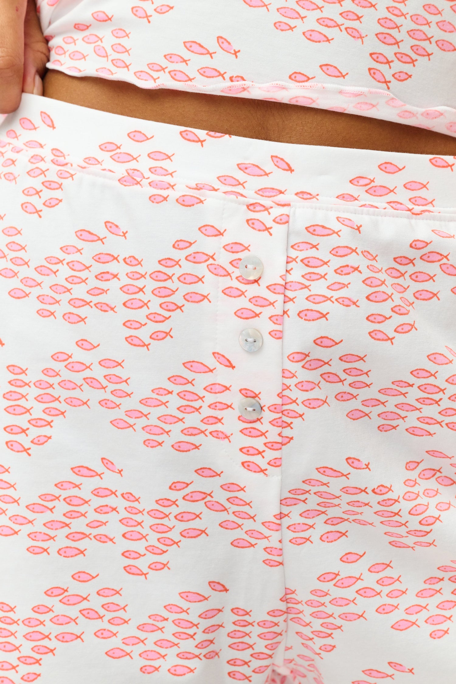 Roller Rabbit Pink Minnows Sullivan Shortie