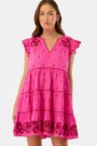 Roller Rabbit Berry Cross Stitch Vine Pippa Dress
