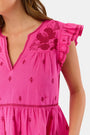 Roller Rabbit Berry Cross Stitch Vine Pippa Dress