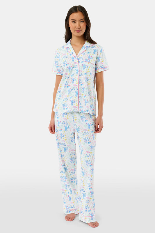 Roller Rabbit Green May Flowers Fiora Pajamas