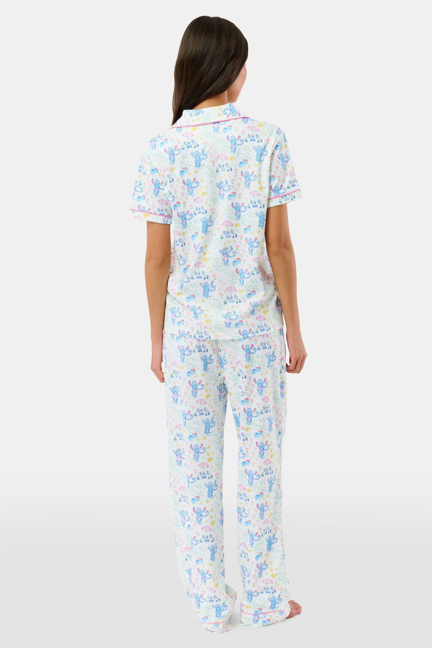 Roller Rabbit Green May Flowers Fiora Pajamas