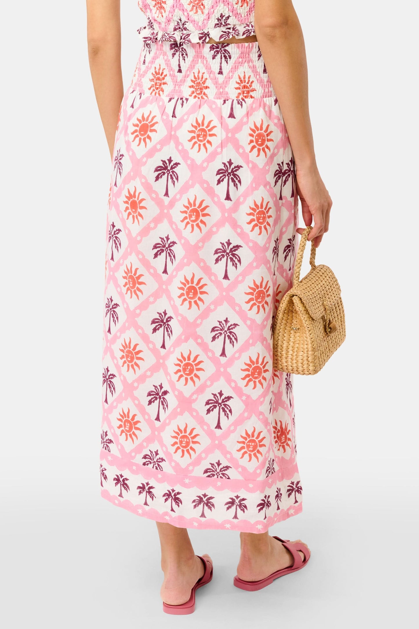 Roller Rabbit Pink Sunny Days Juliette Skirt
