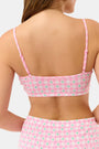 Roller Rabbit Pink Gingham Hearts Chrystie Bralette