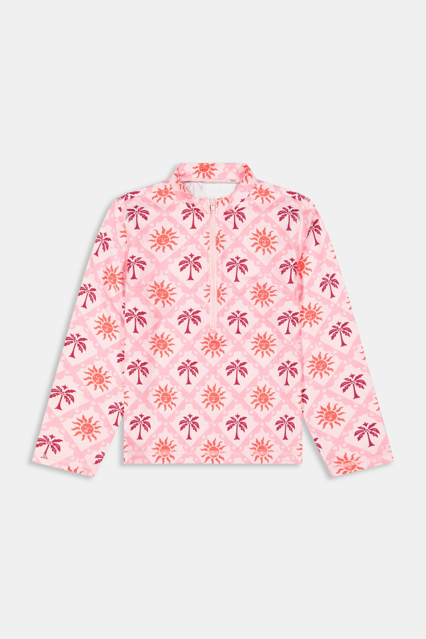 Roller Rabbit Pink Kids Sunny Days Rashguard