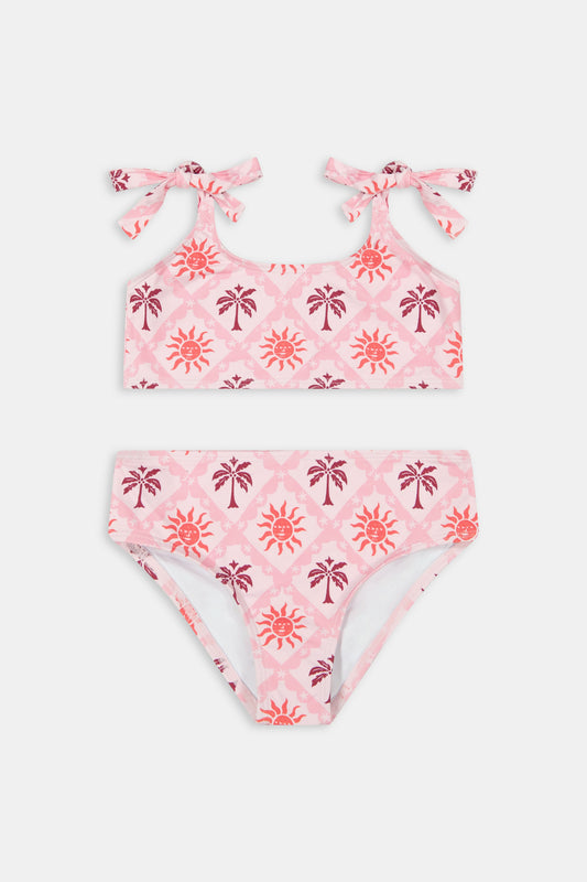 Roller Rabbit Pink Kids Sunny Days Cora Bikini