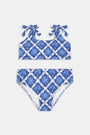 Roller Rabbit Navy Kids Sunny Days Cora Bikini