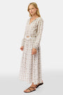Roller Rabbit Brown Infinity Floral Embroidery Valerie Skirt