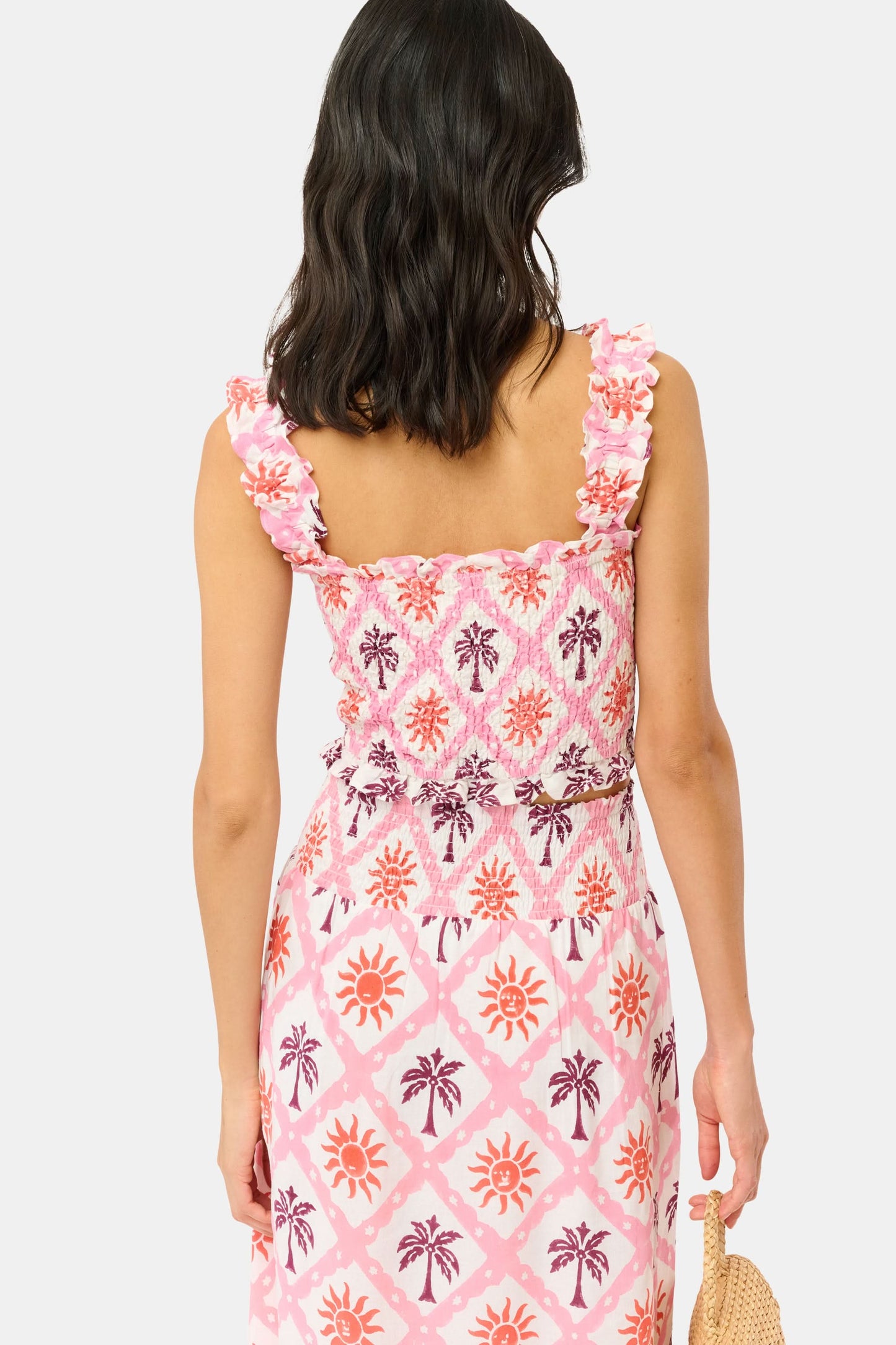 Roller Rabbit Pink Sunny Days Sabrina Top