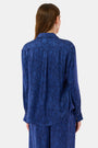 Roller Rabbit Navy Morris Floral Boyfriend Shirt
