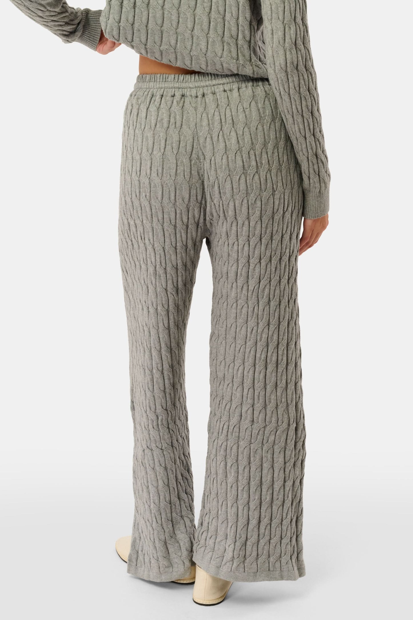 Roller Rabbit Grey Mini Cables Olivia Pant