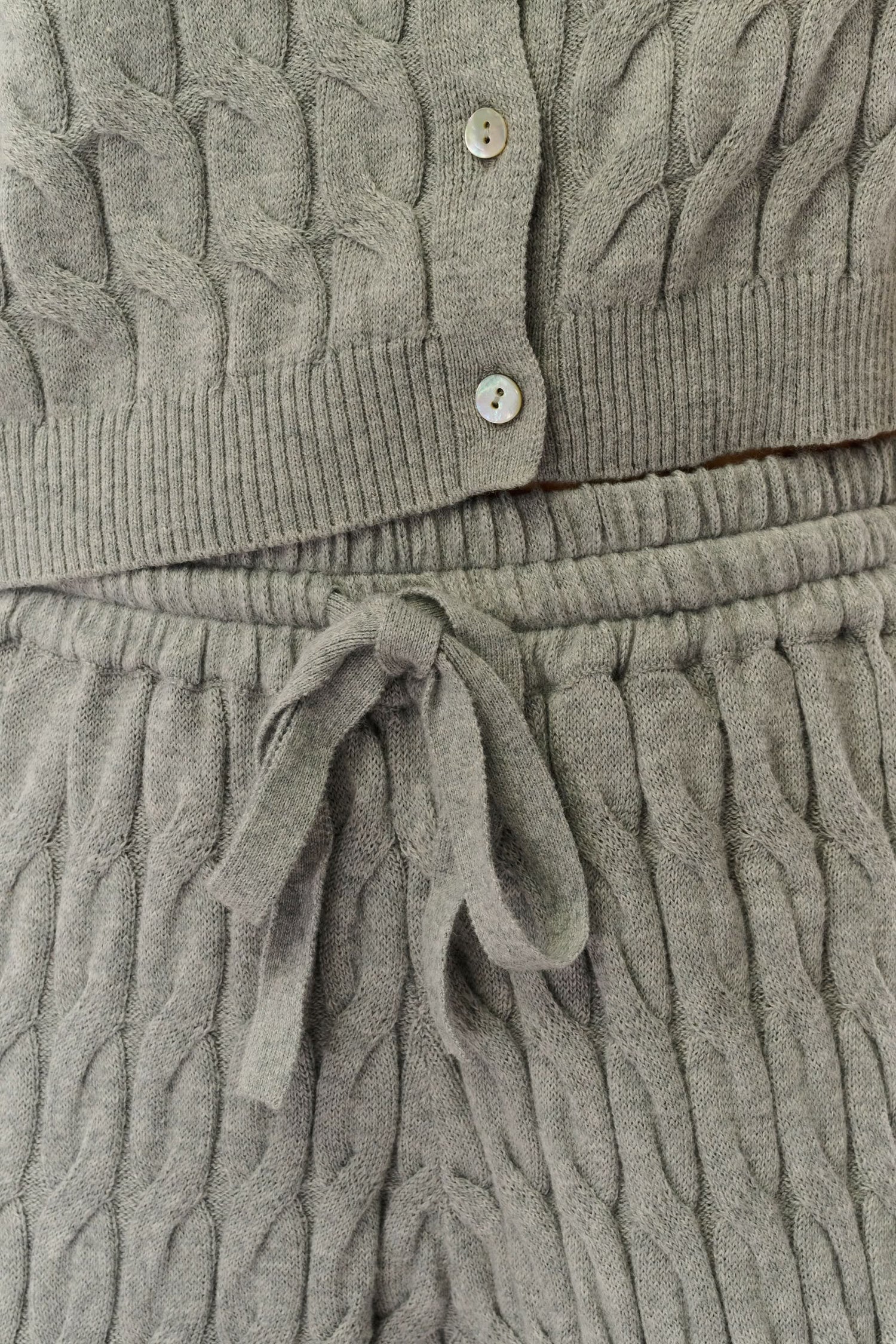 Roller Rabbit Grey Mini Cables Olivia Pant
