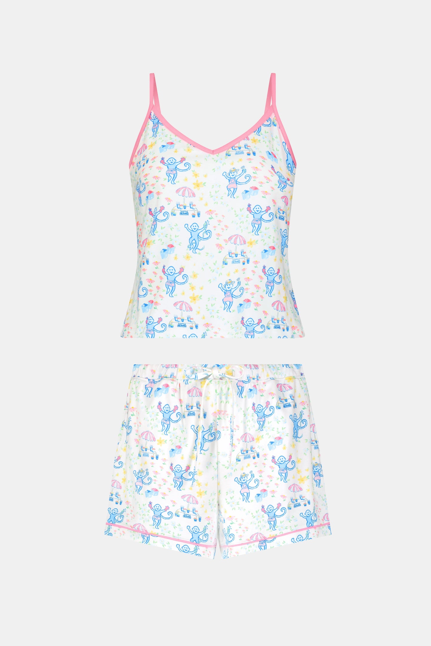 Roller Rabbit Green May Flowers Mischa Set