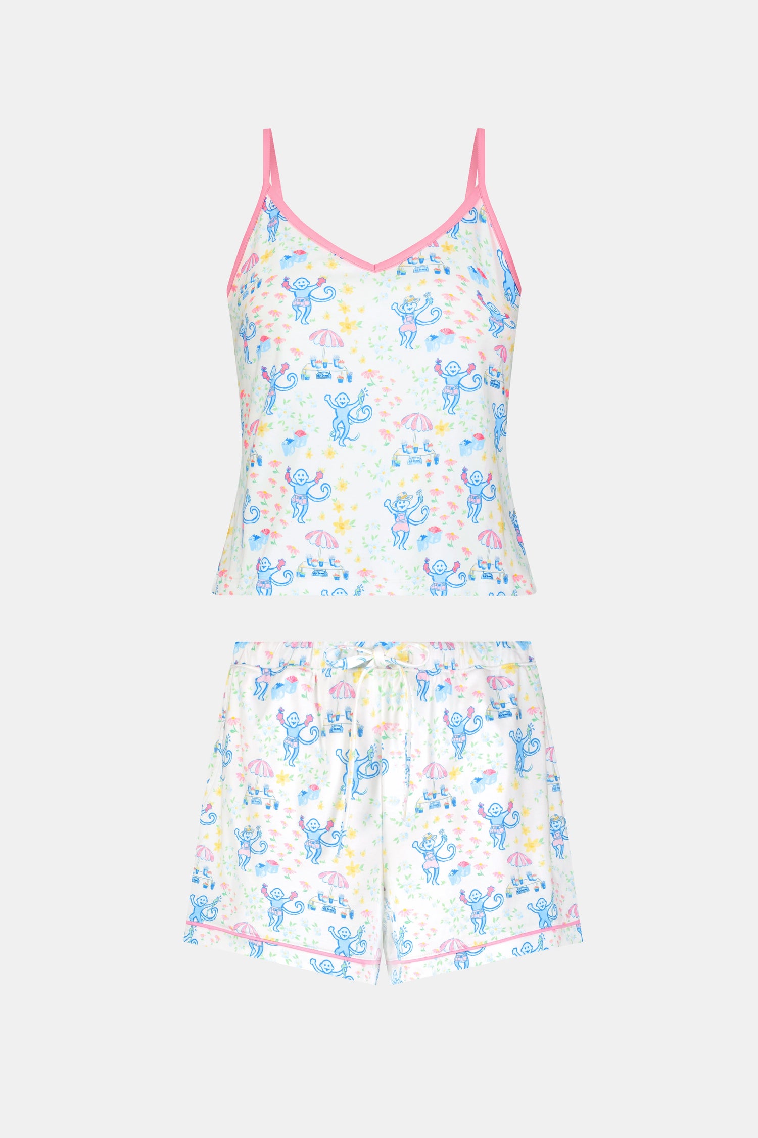 Roller Rabbit Green May Flowers Mischa Set