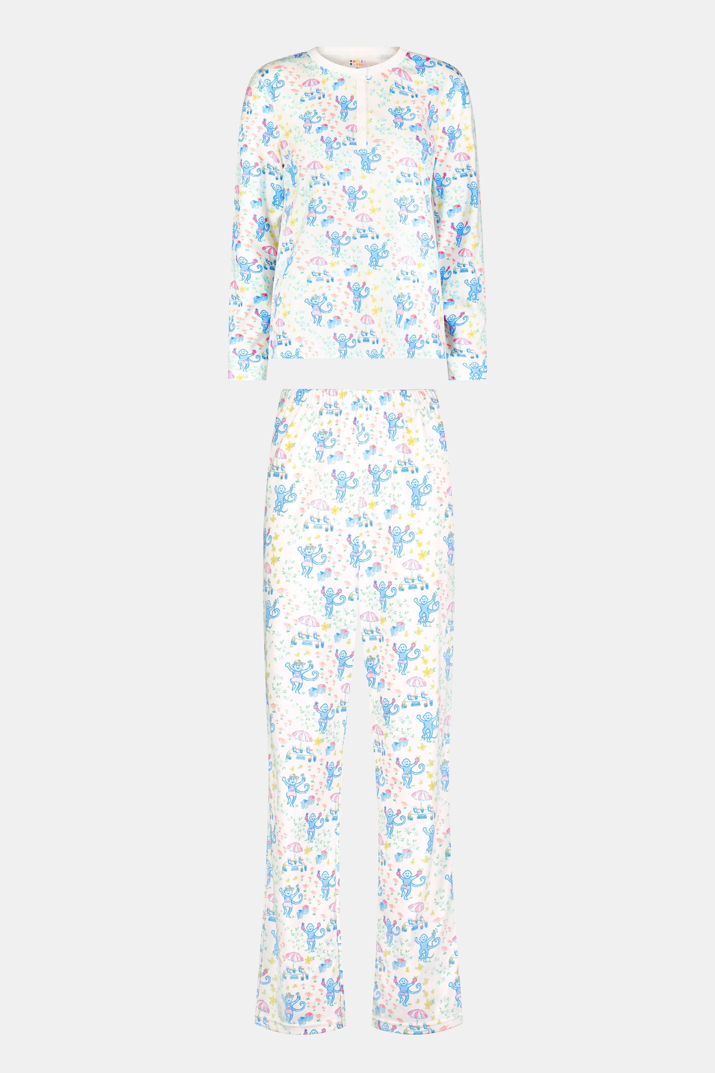 Roller Rabbit Green May Flowers Pajamas
